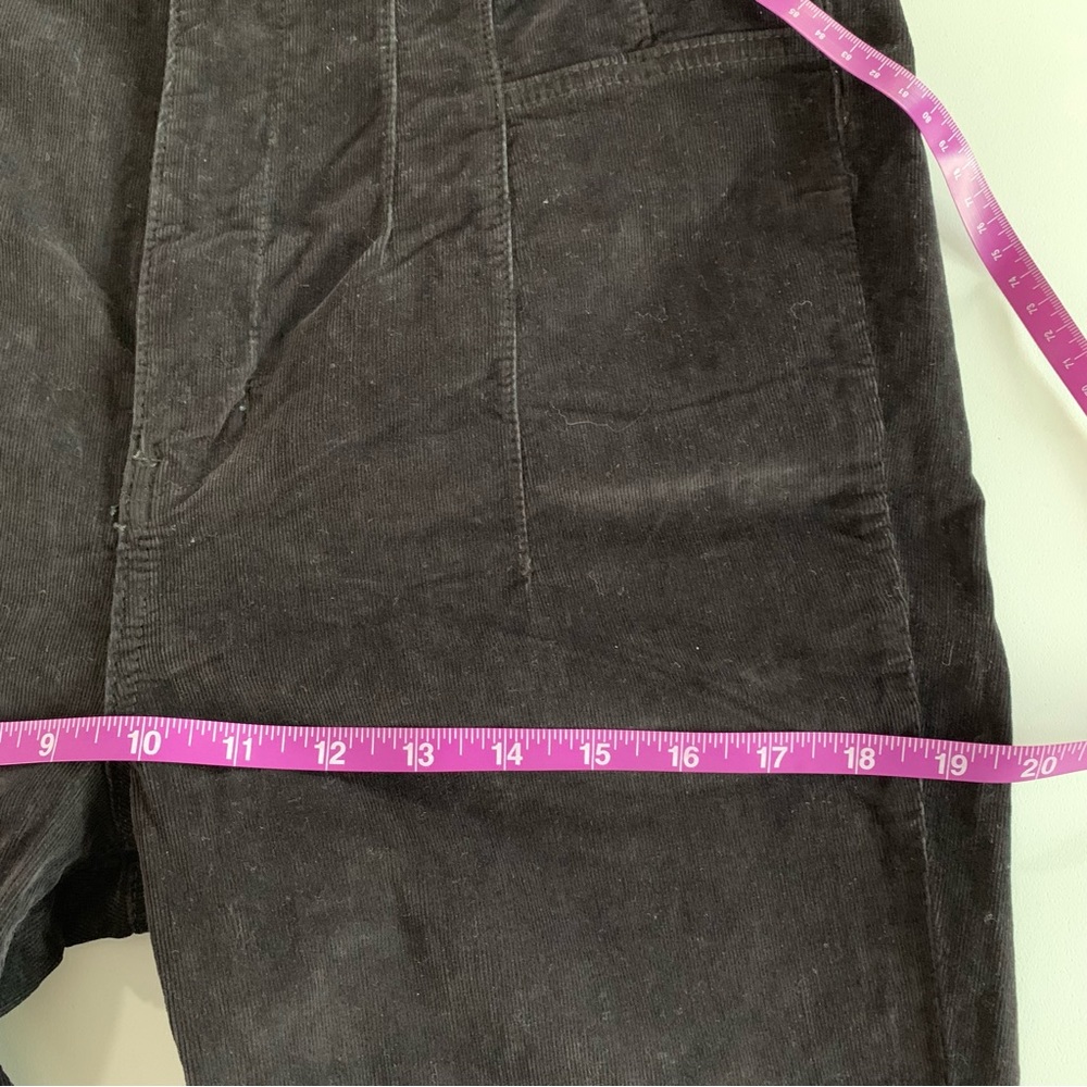 NEW Free People Jayde Corduroy High Rise Flare Black Pants 30 - Picture 14 of 16